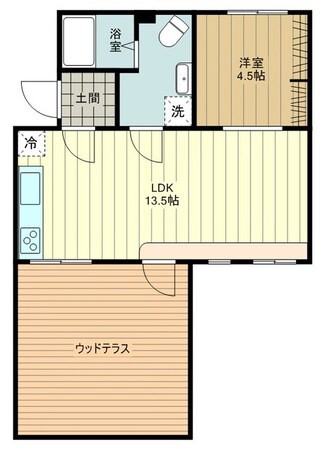 ＡＵＲＡ２４３多摩平の森の物件間取画像